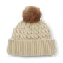 Cable Knit Pom Pom